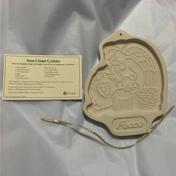 Longaberger Peace Angel Series Cookie Mold - Picture 4 of 5
